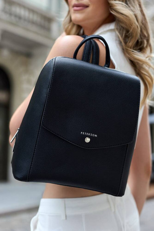 Stylisher Damen Rucksack mit Klappe – Peterson