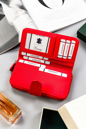 Große bequeme Damen Geldbörse aus Öko-Leder – 4U Cavaldi