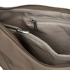 Damen-Handtasche in dunkelbeiger Farbe mit Außentasche - Peterson