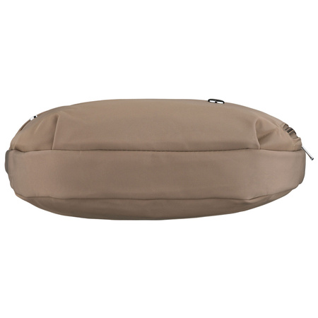 Damen-Handtasche in dunkelbeiger Farbe mit Außentasche - Peterson