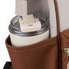 Beige-brauner Damen-Rucksack aus Polyester mit Laptopfach - Peterson