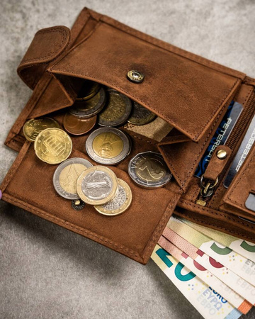 Geschenkset: Herren Geldbörse aus Leder und Schlüsselanhänger – Peterson