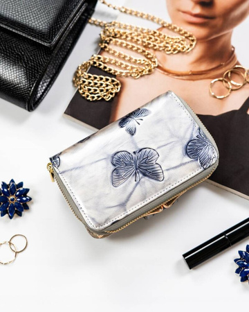 Vertikale Damen Geldbörse aus Leder – Peterson