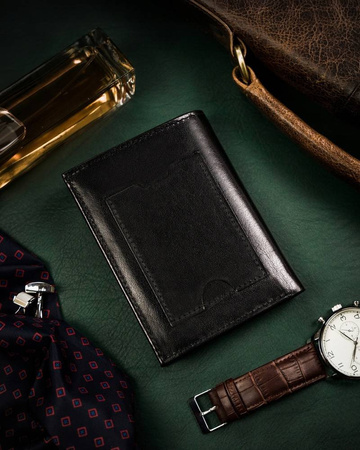 Große Herren Geldbörse aus Leder ohne Verschluss – Peterson