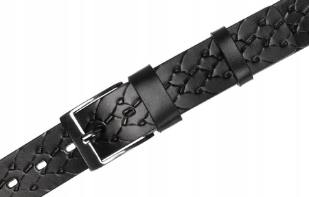 Klassischer Herren Gürtel aus Leder mit Metallschnalle – Peterson