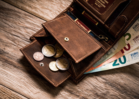 Herren Geldbörse Hochformat, Schwarz, Echtleder – Peterson