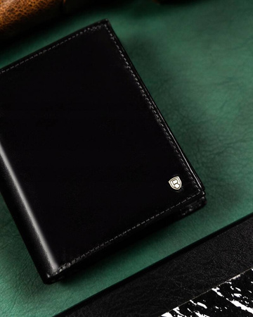 Große Herren Geldbörse aus Leder mit RFID-Schutz – Rovicky