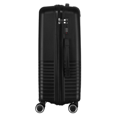 Peterson Koffer-Set aus ABS-Kunststoff in Schwarz