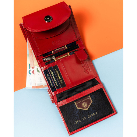 Damen Geldbörse aus Leder mit Münzfach – Peterson