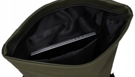 Geräumiger, wasserabweisender Sport-Rucksack in Grün mit Außentasche – Peterson