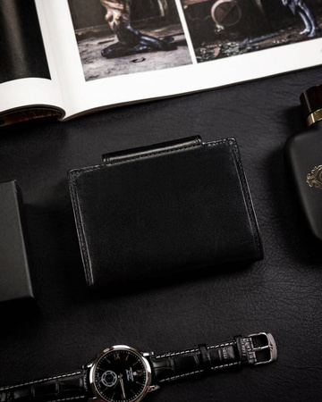 Damen Geldbörse mit Druckknopf und RFID-Schutz – Rovicky