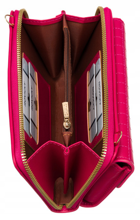 Elegante Mini Damen Handtasche-Geldbörse mit langem, abnehmbarem Riemen – 4U Cavaldi