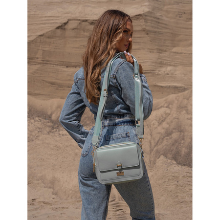 Modische Damen Umhängetasche in Grün aus Öko-Leder – Peterson