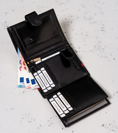 Herren Geldbörse mit RFID-Sicherheit – Rovicky