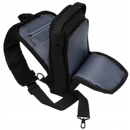 Umhängetasche mit USB-Anschluss – Peterson