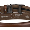 Herren-Gürtel mit automatischer Schnalle aus Naturleder in Braun - Peterson