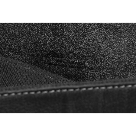 Schwarze Herren Aktentasche aus Leder mit Laptopfach – Peterson