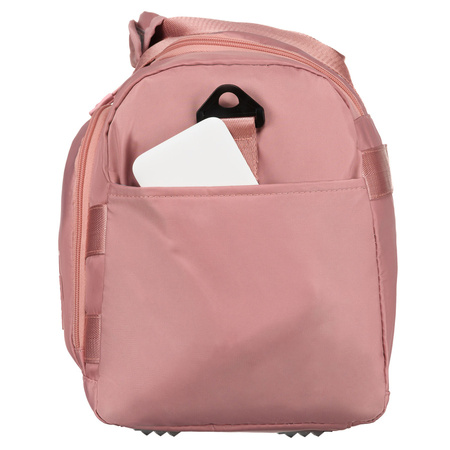 Rosa Wochenend-Reisetasche mit seitlichem Schuhfach – Peterson