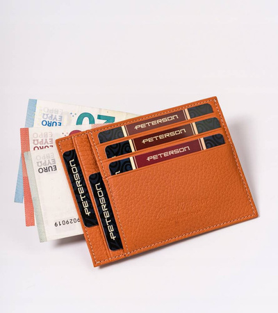 Dokumenten- und Geldschein-Etui aus Leder – Peterson