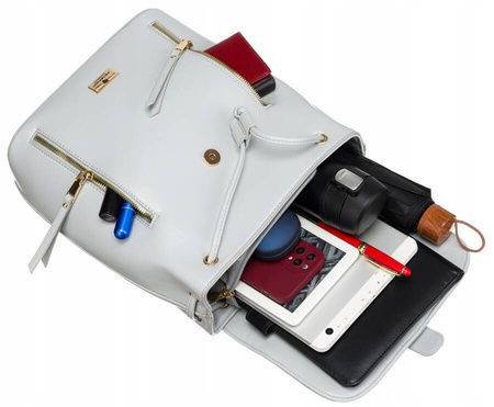 Stilvoller Damen Rucksack aus Öko-Leder – Peterson