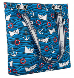 Sommerliche Strand Shopper aus Polyester –