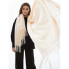 Zweiseitiger Damen Schal in Creme – Peterson