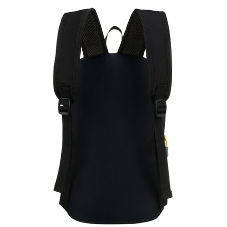 Touristenrucksack in Marineblau und Orange mit Reißverschluss – Peterson