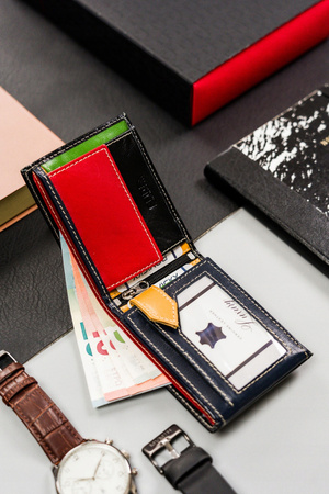 Kleine Herren Geldbörse aus echtem Leder – Rovicky