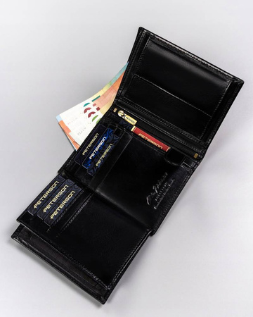 Große Herren-Geldbörse aus Naturleder - Peterson