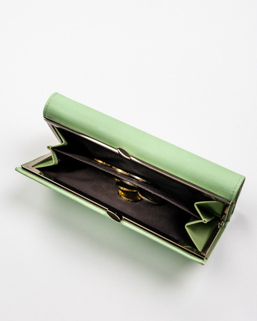 Elegante Damen Geldbörse mit Bügelverschluss und Druckknopf – 4U Cavaldi