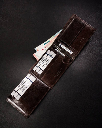 Große Herren Geldbörse aus Leder – Rovicky