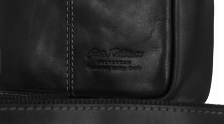 Herren Schultertasche aus Leder – Peterson