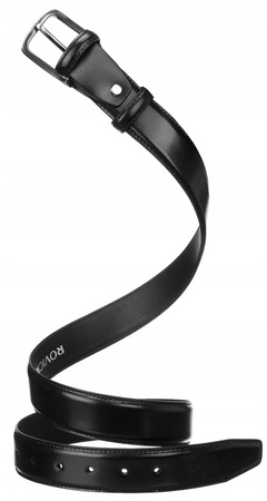 Breiter Herren Ledergürtel mit klassischer Schnalle – Rovicky