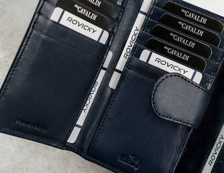 Große Damen Geldbörse aus Leder mit RFID Schutz – 4U Cavaldi