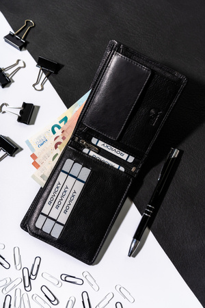 Elegante Herren Geldbörse aus Echtleder – Rovicky