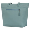 Blaue Damen Shopper aus Polyester mit Fronttasche – Peterson