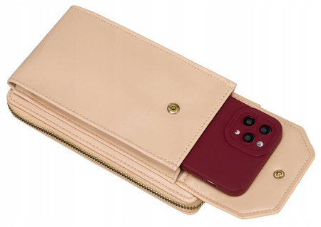 2-in-1 Handtasche-Geldbörse mit langem, abnehmbarem Riemen – 4U Cavaldi