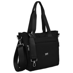 Große Shopper-Handtasche für den Alltag in Schwarz – Peterson