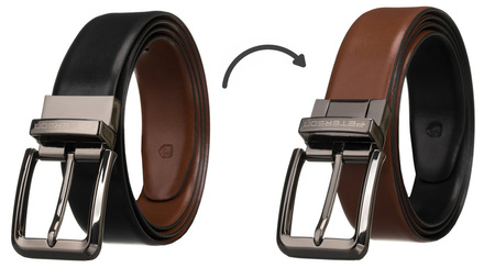 Breiter, wendbarer Herren Gürtel mit Drehverschluss – Peterson