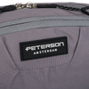 Praktische Sporttasche aus Polyester in Dunkelgrau, mit Reißverschluss – Peterson