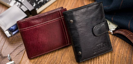 Herren Geldbörse aus Leder Always Wild® für Karten