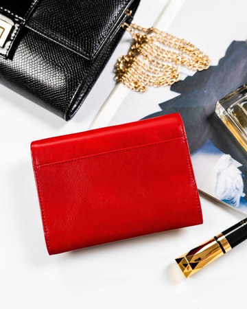 Elegante, große Damen Geldbörse aus echtem Leder – Nicole