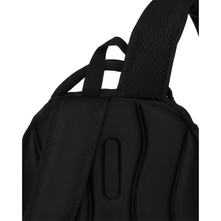 Schulrucksack in Schwarz mit USB-Anschluss – Peterson