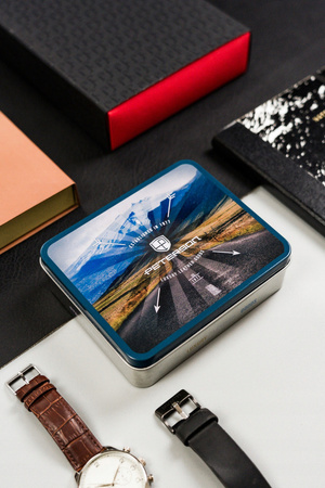 Große Herren Geldbörse mit Reißverschluss aus Leder – Peterson