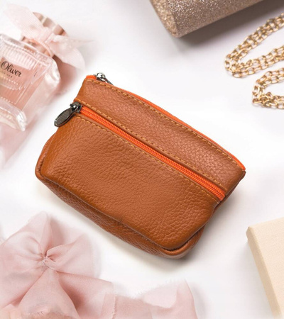 Schlüsseletui-Portemonnaie aus Echtleder