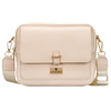 Damen Umhängetasche aus Öko-Leder in Beige mit Magnet- und Reißverschluss – Peterson