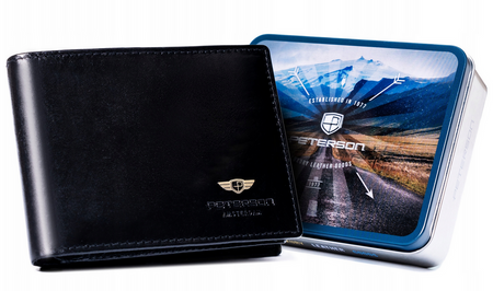 Kleine Geldbörse aus Leder ohne Verschluss – Peterson