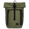 Geräumiger City-Rucksack im Rolltop-Design in Grün – Peterson