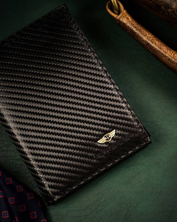 Große Herren Geldbörse aus Leder ohne Verschluss – Peterson