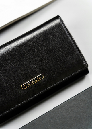 Mittelgroße Damen Geldbörse aus Leder – 4U Cavaldi